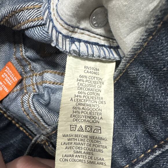 Place Kids Jeans Slim Bootcut Blue Denim Boys Size 6 Adjustable Waist School - Picture 5 of 10